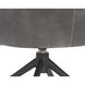 Bretta Overcast Grey Swivel Dining Chair, Swivel